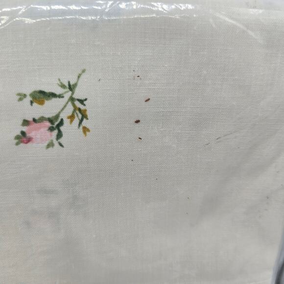 Vintage NOS Marvelaire Springmaid Floral Wild Rose Double Sheet Set Pillowcases - Picture 6 of 11